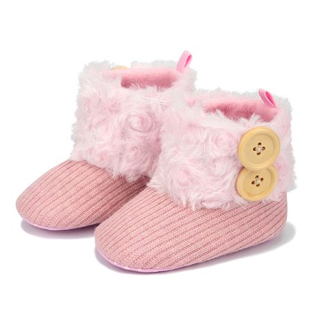 Baby Boys Girls Booties Soft-soled Anti-slip Fleece Crib Shoes First Walker Shoes For Winter
Baby Boys Girls Booties Soft-soled Anti-slip Fleece Crib Shoes First Walker Shoes For Winter