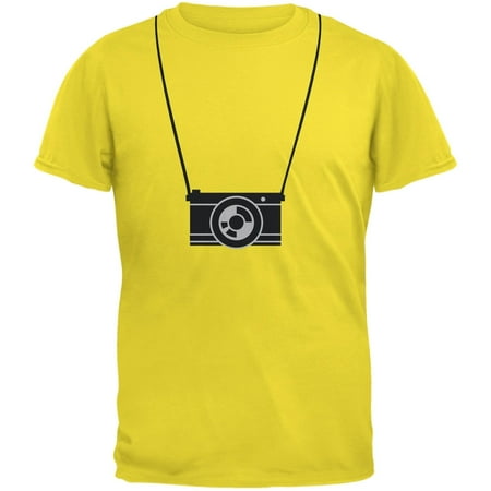 Hanging Camera Yellow Youth T-Shirt