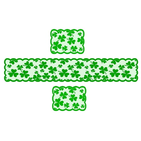 St.Patrick s Day Vintage Lace Irish Festive Decoration Festival Dining Table Flag Party Decoration
St.Patrick s Day Vintage Lace Irish Festive Decoration Festival Dining Table Flag Party Decoration