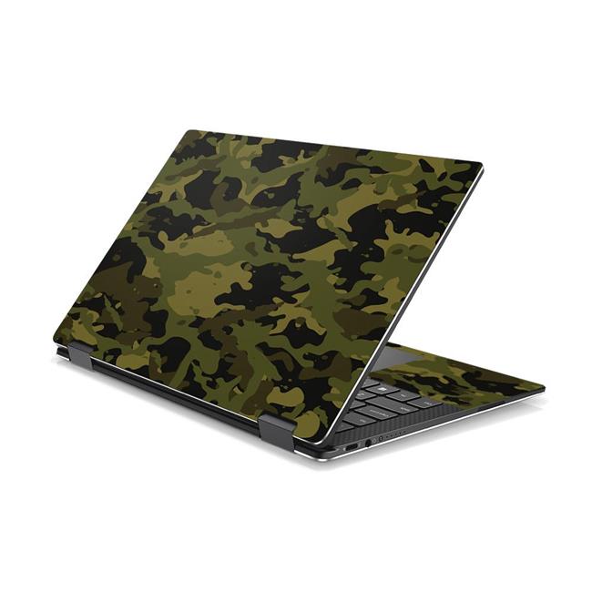 MightySkins DEXPS1317 Green Camouflage Skin Decal Wrap For Dell XPS 13