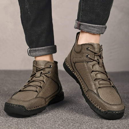 SQUARE HEAD Outdoor Men Casual Shoes Breathable Flats Plus Velvet Boots Hiking Shoes Khaki 48
SQUARE HEAD Outdoor Men Casual Shoes Breathable Flats Plus Velvet Boots Hiking Shoes Khaki 48