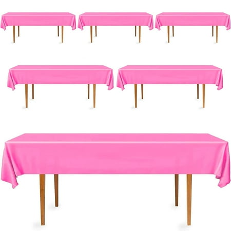 DecorRack 6 Pack Rectangular Tablecloths -BPA- Free Plastic 54 x 108 inch Dining Table Cover Cloth
DecorRack 6 Pack Rectangular Tablecloths -BPA- Free Plastic 54 x 108 inch Dining Table Cover Cloth