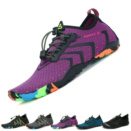 SAGUARO Womens Water Shoes Mens Aqua Shoes Quick Dry Sports Beach Swim Diving With Non-Slip Sole Purple
SAGUARO Womens Water Shoes Mens Aqua Shoes Quick Dry Sports Beach Swim Diving With Non-Slip Sole Purple