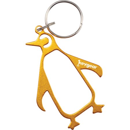 penguin bottle opener, yellow