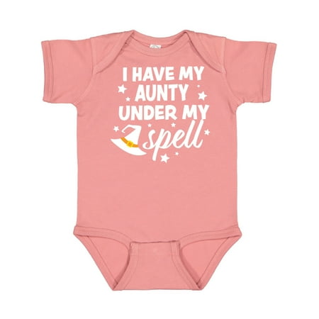 Inktastic I Have My Aunty Under My Spell with Cute Witch Hat Gift Baby Boy or Baby Girl Bodysuit 
Inktastic I Have My Aunty Under My Spell with Cute Witch Hat Gift Baby Boy or Baby Girl Bodysuit