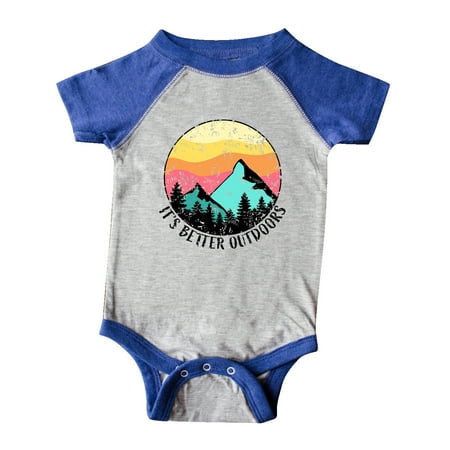 Inktastic It s Better Outdoors Mountains at Sunset Distressed Gift Baby Boy or Baby Girl Bodysuit
Inktastic It s Better Outdoors Mountains at Sunset Distressed Gift Baby Boy or Baby Girl Bodysuit