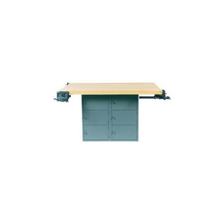 4-Station Workbench (Black w\/o Vise)