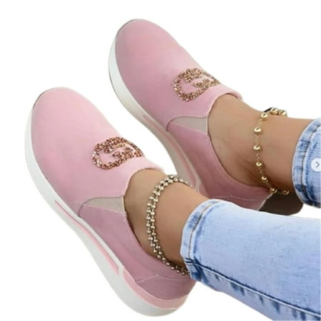 Women s Slip-On Walking Shoes Flat Loafers Casual Breathable Anti Slip Shoes Breathable 35 Pink
Women s Slip-On Walking Shoes Flat Loafers Casual Breathable Anti Slip Shoes Breathable 35 Pink
