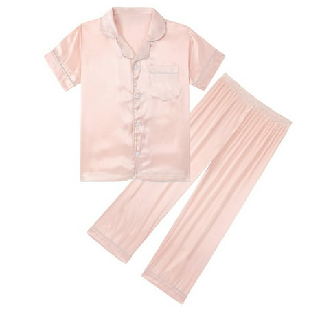 Pajama Set for Unisex Kids Baby Boy Girl Button-up Sleepwear Nightwear Loungewear Clothes Set Shirt Top and Long Pant Outfits
Pajama Set for Unisex Kids Baby Boy Girl Button-up Sleepwear Nightwear Loungewear Clothes Set Shirt Top and Long Pant Outfits