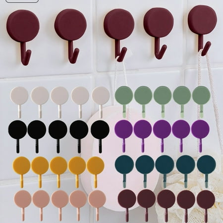 Rwvbm 5 Pack Adhesive Wall Hooks 360° Rotate - Bathroom & Kitchen Organization Strong Hold No Drilling - Perfect for Towels Loofahs Utensils Kitchen Utensils & Gadgets Deals Savings(Light Blue)
Rwvbm 5 Pack Adhesive Wall Hooks 360° Rotate - Bathroom & Kitchen Organization Strong Hold No Drilling - Perfect for Towels Loofahs Utensils Kitchen Utensils & Gadgets Deals Savings(Light Blue)