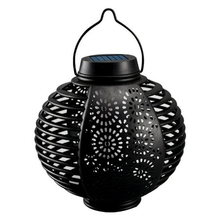 EDFRWWS LED Outdoor Light 220MAH Solar Pendant Light for Pathway Balcony (Large)