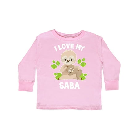 Inktastic Cute Sloth I Love My Saba with Green Leaves Gift Toddler Boy or Toddler Girl Long Sleeve T-Shirt
Inktastic Cute Sloth I Love My Saba with Green Leaves Gift Toddler Boy or Toddler Girl Long Sleeve T-Shirt