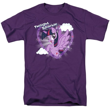 

My Little Pony TV Twilight Sparkle S/S Adult 18/1 T-Shirt-Purple