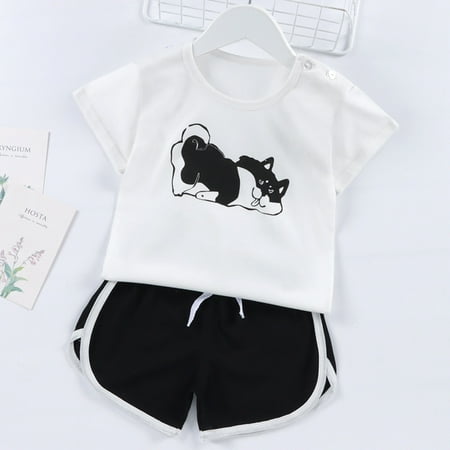 Unisex Baby Summer Clothes Short Sleeve T Shirt & Short Pants Kids Cotton Outfits Shoulder Buckle Closure Pajamas New
Unisex Baby Summer Clothes Short Sleeve T Shirt & Short Pants Kids Cotton Outfits Shoulder Buckle Closure Pajamas New