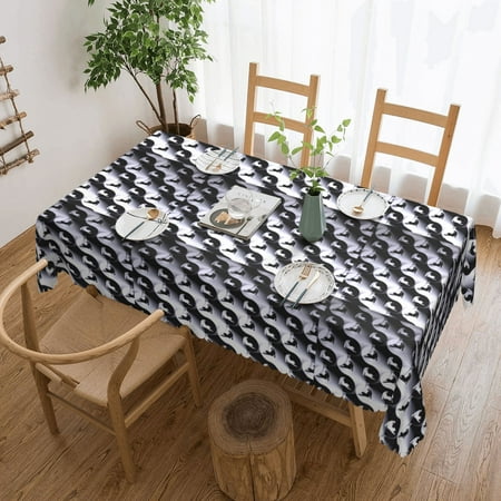 Tablecloth Yin And Yang Cats Table Cloth For Rectangle Tables Waterproof Resistant Picnic Table Covers For Kitchen Dining/Party(54x72in)
Tablecloth Yin And Yang Cats Table Cloth For Rectangle Tables Waterproof Resistant Picnic Table Covers For Kitchen Dining/Party(54x72in)