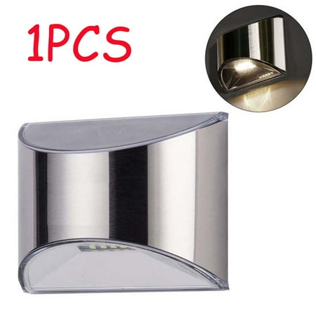 Ledander Outdoor Solar Wall Lights - Decorative Outdoor Solar Fence Post and Step Lights Weatherproof with No Wiring Required Stainless Steel (1-Pack)
Ledander Outdoor Solar Wall Lights - Decorative Outdoor Solar Fence Post and Step Lights Weatherproof with No Wiring Required Stainless Steel (1-Pack)