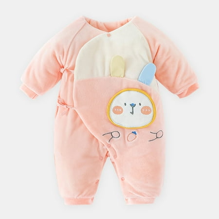 Newborn Clothes Autumn And Winter Padded Cotton Cotton Boneless 0-6 Month Treasure Pajamas Newborn Baby Jumpsuit Pink Rabbit 52cm
Newborn Clothes Autumn And Winter Padded Cotton Cotton Boneless 0-6 Month Treasure Pajamas Newborn Baby Jumpsuit Pink Rabbit 52cm