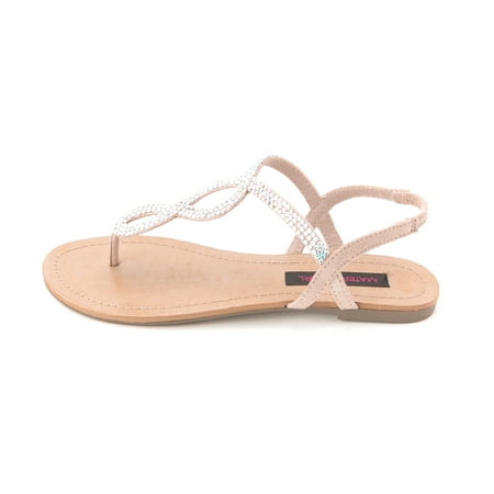 Material Girl Women's Selena Slingback Thong Sandals