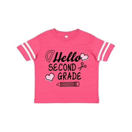 Inktastic Hello 2nd Grade with Hearts and School Supplies Gift Toddler Boy or Toddler Girl T-Shirt
Inktastic Hello 2nd Grade with Hearts and School Supplies Gift Toddler Boy or Toddler Girl T-Shirt