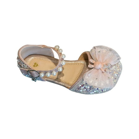 Toddler Girl s Pink Summer Dress Shoes 5.5 Years-6 Years