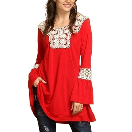 Frontwalk Long Sleeve Nightwear Tunic Blouse Tops For Women Autumn Night Shirts Nightgown Sleep Flowy Blouse Shirts Size S-5XL Red S
Frontwalk Long Sleeve Nightwear Tunic Blouse Tops For Women Autumn Night Shirts Nightgown Sleep Flowy Blouse Shirts Size S-5XL Red S
