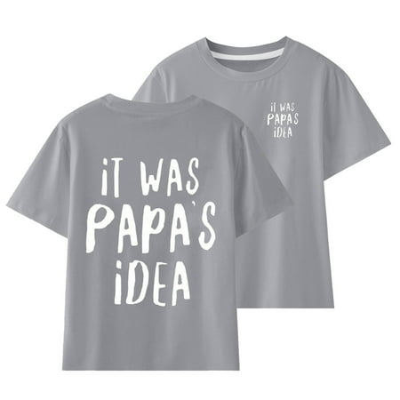 HBYJLZYG Father S Day T-Shirt Tops For Kids Toddler Baby Boys Girls Round Neck Cartoon Letter Print Short Sleeve Cotton Summer Tops Gift 3-14 Years
HBYJLZYG Father S Day T-Shirt Tops For Kids Toddler Baby Boys Girls Round Neck Cartoon Letter Print Short Sleeve Cotton Summer Tops Gift 3-14 Years
