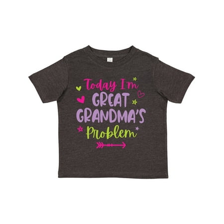 Inktastic Child Funny Today Im Great Grandmas Problem Gift Toddler Toddler Girl T-Shirt
Inktastic Child Funny Today Im Great Grandmas Problem Gift Toddler Toddler Girl T-Shirt
