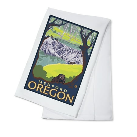 Beaver Family Medford Oregon (100% Cotton Tea Towel Decorative Hand Towel Kitchen and Home)
Beaver Family Medford Oregon (100% Cotton Tea Towel Decorative Hand Towel Kitchen and Home)