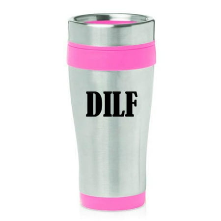 16 oz Insulated Stainless Steel Travel Mug DILF Funny Dad Father Husband Gift (Pink)
16 oz Insulated Stainless Steel Travel Mug DILF Funny Dad Father Husband Gift (Pink)