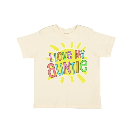 Inktastic I Love My Auntie- Sun and Rainbow Letters Gift Toddler Boy or Toddler Girl T-Shirt
Inktastic I Love My Auntie- Sun and Rainbow Letters Gift Toddler Boy or Toddler Girl T-Shirt