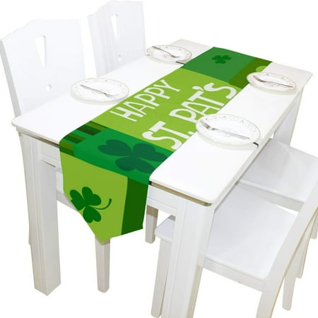 SKYSONIC Rectangle St Patrick s Day Green Colors Printed Table Runner 13x90in for Wedding Birthday Holiday
SKYSONIC Rectangle St Patrick s Day Green Colors Printed Table Runner 13x90in for Wedding Birthday Holiday