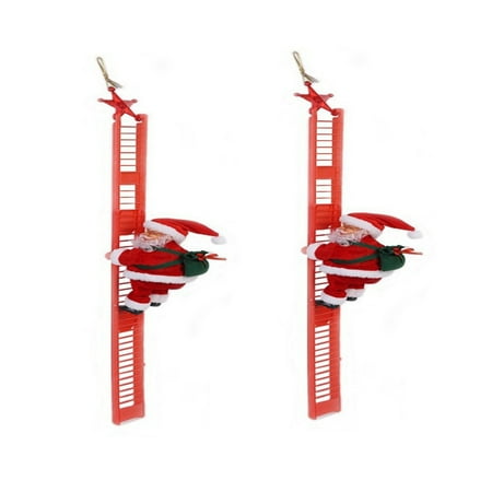 Nhthy Musical Electric Climbing Ladder Santa Figurine Interactive Christmas Ornament with Moving Santa Funny Holiday Gift for Home Decoration C
Nhthy Musical Electric Climbing Ladder Santa Figurine Interactive Christmas Ornament with Moving Santa Funny Holiday Gift for Home Decoration C