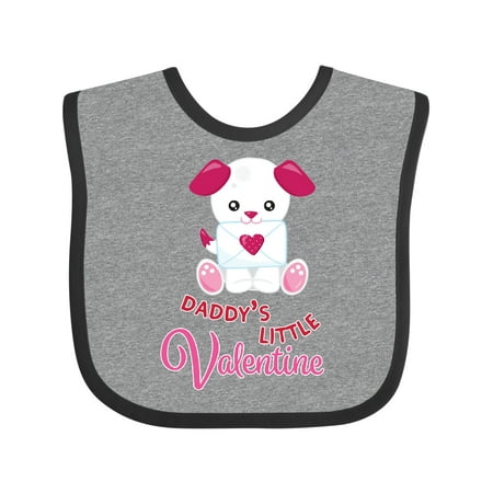 Inktastic Daddy s Little Valentine Gift Baby Boy or Baby Girl Bib