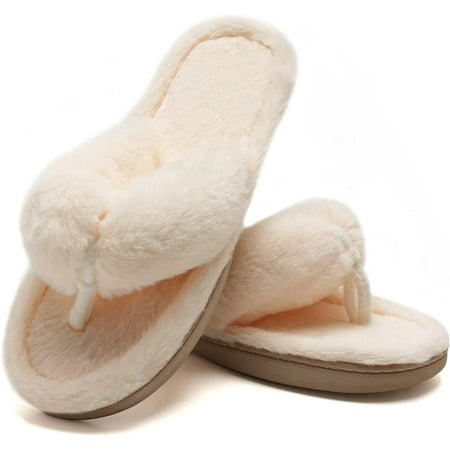 CoCopeaunt Womens-Slippers Warm Memory-Foam Soft Plush Open-Toe Thong Flip-Flops-Slippers Anti-Slip Indoor-Outdoor Bedroom-Home-House-Shoes
CoCopeaunt Womens-Slippers Warm Memory-Foam Soft Plush Open-Toe Thong Flip-Flops-Slippers Anti-Slip Indoor-Outdoor Bedroom-Home-House-Shoes