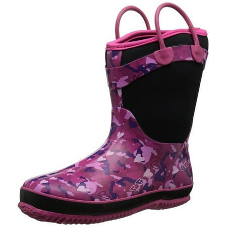 Heart Camo Neoprene Rain Boot Children 9/10