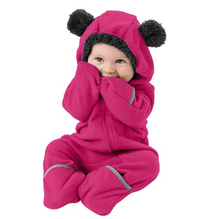 GYRATEDREAM Newborn Baby Bodysuit Fleece Lined Onesie Jumpsuit Warm Hooded Romper for Infant 0-24 Months
GYRATEDREAM Newborn Baby Bodysuit Fleece Lined Onesie Jumpsuit Warm Hooded Romper for Infant 0-24 Months