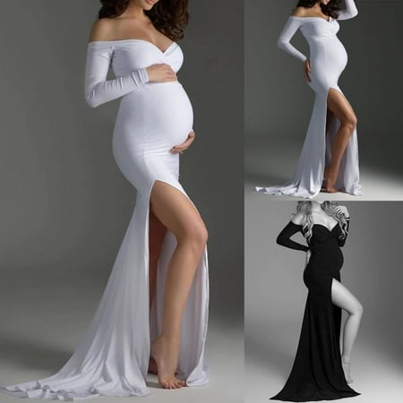 Tejiojio Maternity/Labor/Nursing Clothing Clearance Women Pregnants Sexy Photography Props Off Shoulders V-Neck Long Maternity Dress
Tejiojio Maternity/Labor/Nursing Clothing Clearance Women Pregnants Sexy Photography Props Off Shoulders V-Neck Long Maternity Dress