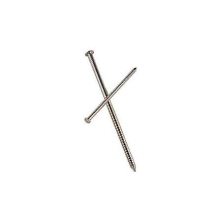 Simpson Strong-Tie 5000196 3D 1.25 in. Siding Type 304 Stainless Steel Nail with Round Head Ring Shank - Pack of 495
Simpson Strong-Tie 5000196 3D 1.25 in. Siding Type 304 Stainless Steel Nail with Round Head Ring Shank - Pack of 495