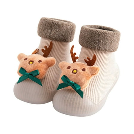 Binmer Christmas Winter Plush Baby Toddler Shoes 0-3 Years Old Baby Socks Shoes Men And Women Indoor Shoes Do Not Drop
Binmer Christmas Winter Plush Baby Toddler Shoes 0-3 Years Old Baby Socks Shoes Men And Women Indoor Shoes Do Not Drop