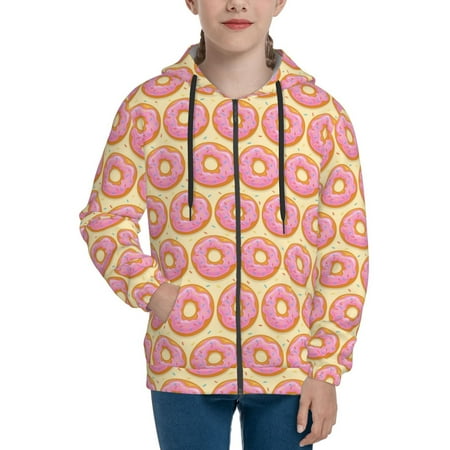 Hoodies for Teen Girls Boys Donuts With Pink Glaze Long Sleeve Youth Kids Essentials Zip Up Hoodie Lghtweight Fashion Hoodies & Sweatshirts Jacket Fall Winter Outfits Tops
Hoodies for Teen Girls Boys Donuts With Pink Glaze Long Sleeve Youth Kids Essentials Zip Up Hoodie Lghtweight Fashion Hoodies & Sweatshirts Jacket Fall Winter Outfits Tops