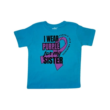 Inktastic Chronic Pain I Wear Purple For My Sister Gift Toddler Boy or Toddler Girl T-Shirt
Inktastic Chronic Pain I Wear Purple For My Sister Gift Toddler Boy or Toddler Girl T-Shirt