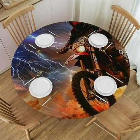 BCIIG Extreme Sports Round Table Cover Stain Resistant Washable Indoor Outdoor Tablecloth Kitchen Dining Wedding Parties 100% Polyester Fiber 38-42
BCIIG Extreme Sports Round Table Cover Stain Resistant Washable Indoor Outdoor Tablecloth Kitchen Dining Wedding Parties 100% Polyester Fiber 38-42