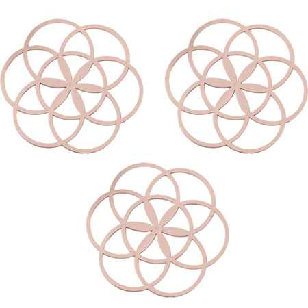 2 PCS Thicker Silicone Trivet Mat Hot Pot Holder for Table Hot Dishes Pots Pans Pink
2 PCS Thicker Silicone Trivet Mat Hot Pot Holder for Table Hot Dishes Pots Pans Pink
