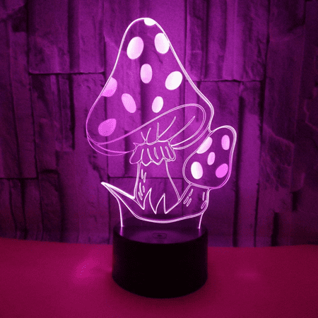 JUSTUP Mushrooms 3D LED Table Lamp Psychedelic Mushrooms Night Light Optical Visual Illusion Home Decor Lighting
JUSTUP Mushrooms 3D LED Table Lamp Psychedelic Mushrooms Night Light Optical Visual Illusion Home Decor Lighting