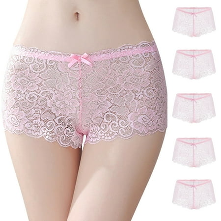 〖TOTO〗Women Panties 5Pcs Women Ladies Ultra Soft Seamless Bikini Assorted Boxer Brief Lace Panties Underwear
〖TOTO〗Women Panties 5Pcs Women Ladies Ultra Soft Seamless Bikini Assorted Boxer Brief Lace Panties Underwear