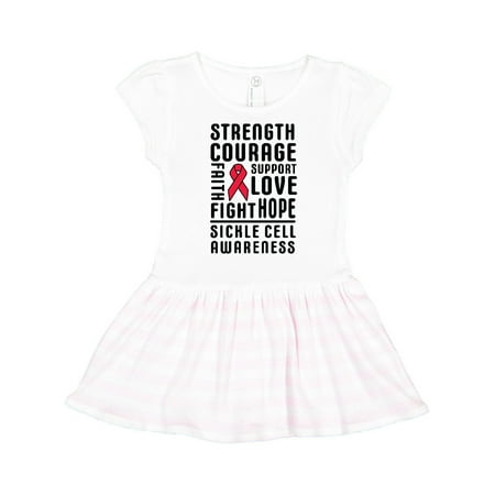 Inktastic Sickle Cell Awareness Strength Courage and Support Gift Toddler Girl Dress
Inktastic Sickle Cell Awareness Strength Courage and Support Gift Toddler Girl Dress