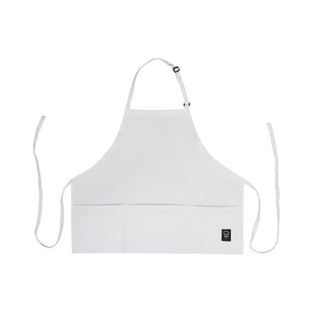 3 Pocket BIB Apron 24 L x 27 1/2 W White 3 packs