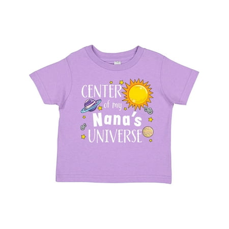Inktastic Center of My Nana s Universe Gift Toddler Boy or Toddler Girl T-Shirt
