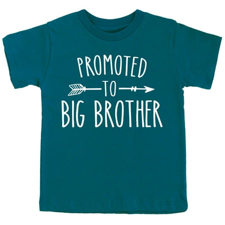 Promoted to Big Brother Arrow Sibling Reveal Announcement Shirt for Boys Big Brother Sibling Outfit Oceanside Shirt 2T