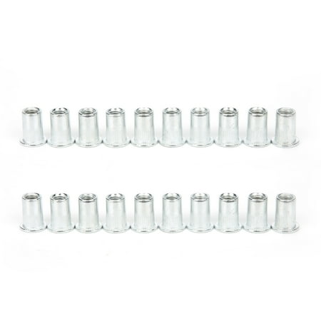 20Pcs Rivet Nut Kits Aluminum Alloy Strong Plasticity Hardware Fastener Tools M6 x 10
20Pcs Rivet Nut Kits Aluminum Alloy Strong Plasticity Hardware Fastener Tools M6 x 10